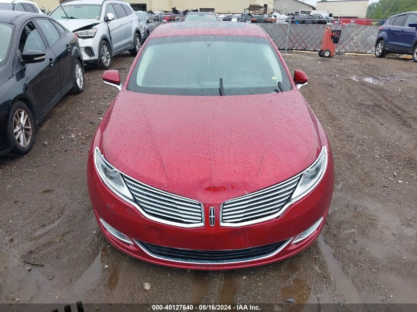 2014 Lincoln Mkz VIN: 3LN6L2JKXER800630 Lot: 40127640