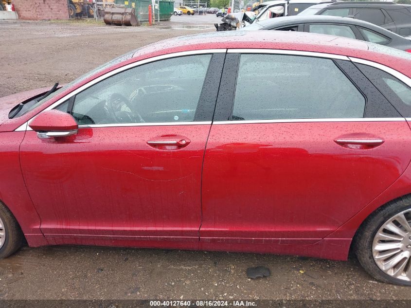 2014 Lincoln Mkz VIN: 3LN6L2JKXER800630 Lot: 40127640