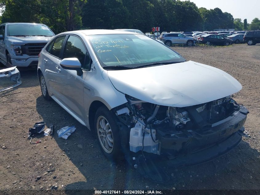 2021 TOYOTA COROLLA HYBRID LE - JTDEAMDE1MJ023643