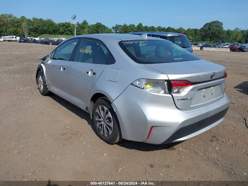 2021 TOYOTA COROLLA HYBRID LE - JTDEAMDE1MJ023643