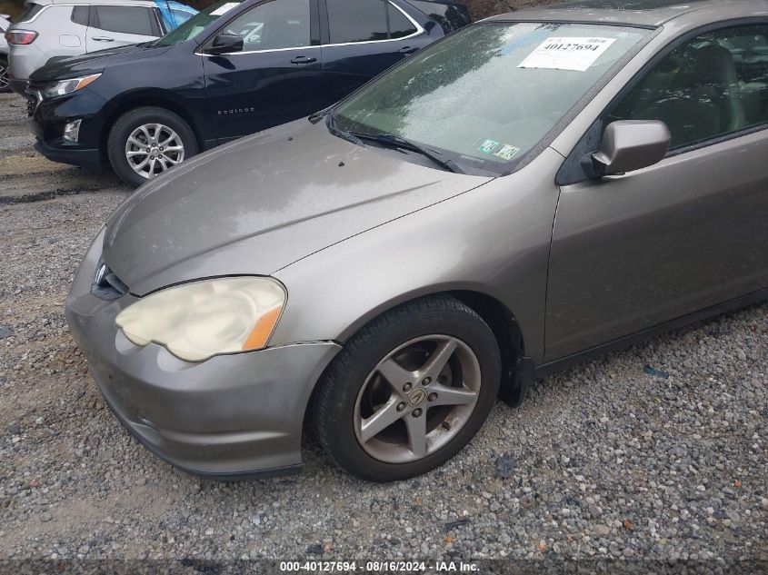 2004 Acura Rsx VIN: JH4DC54854S005869 Lot: 40127694