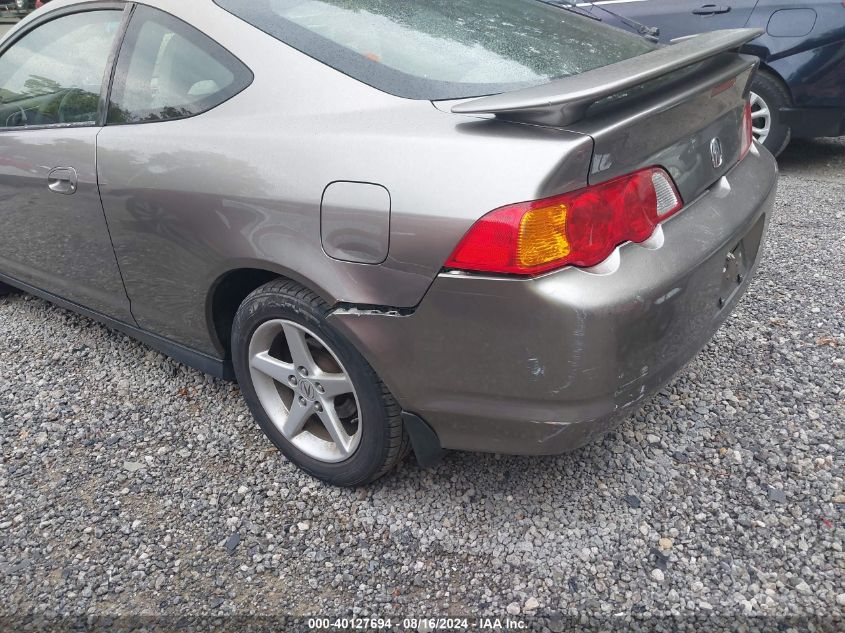 2004 Acura Rsx VIN: JH4DC54854S005869 Lot: 40127694