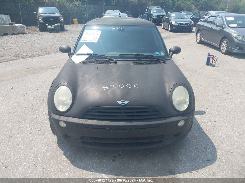 2006 Mini Cooper VIN: WMWRC33576TK65011 Lot: 40127729