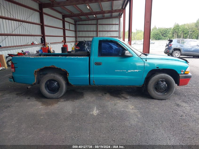 1997 Dodge Dakota Slt/Sport VIN: 1B7FL26YXVS151305 Lot: 40127738