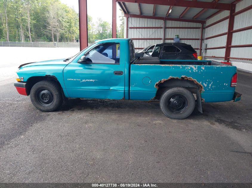 1997 Dodge Dakota Slt/Sport VIN: 1B7FL26YXVS151305 Lot: 40127738