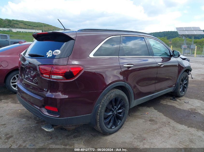 2020 Kia Sorento 3.3L S VIN: 5XYPGDA54LG695481 Lot: 40127772