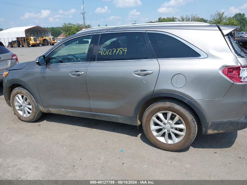 2018 Kia Sorento 2.4L Lx VIN: 5XYPG4A39JG383698 Lot: 40127789