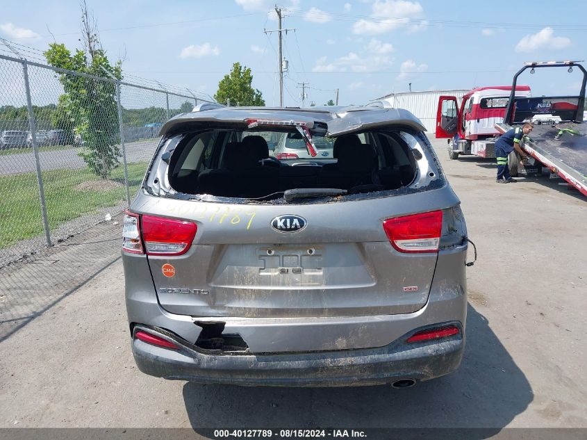 2018 Kia Sorento 2.4L Lx VIN: 5XYPG4A39JG383698 Lot: 40127789