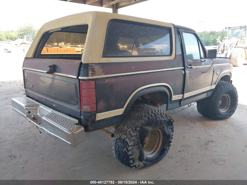 1980 Ford Bronco VIN: U15FLHA9999 Lot: 40127792