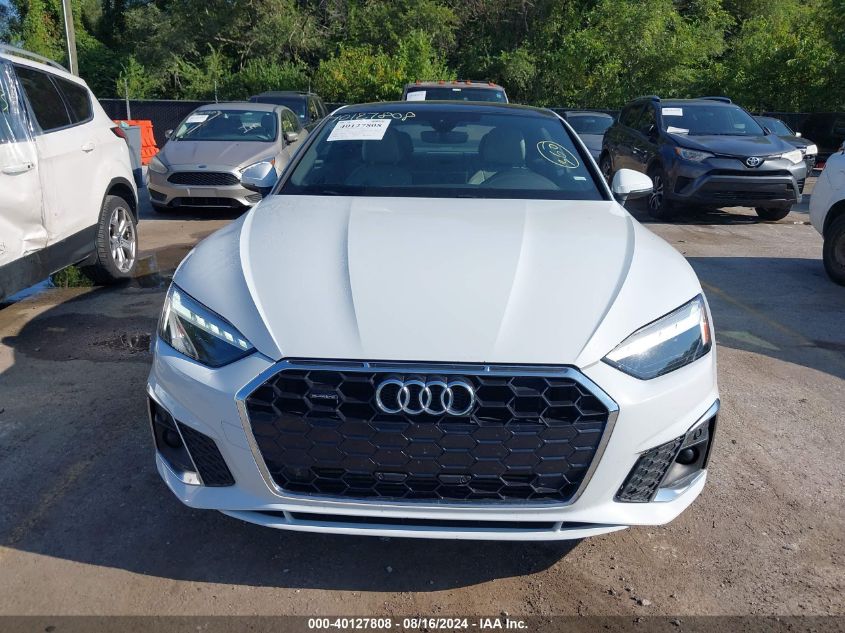 2023 Audi A5 Premium 45 VIN: WAUSAAF52PA011954 Lot: 40127808