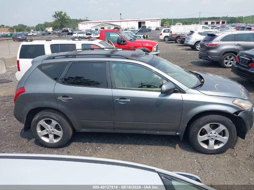 2005 Nissan Murano Sl VIN: JN8AZ08W55W436385 Lot: 40127814