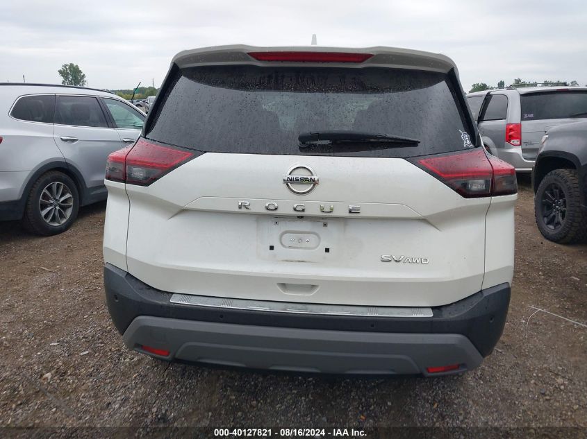 2021 Nissan Rogue Sv Intelligent Awd VIN: 5N1AT3BBXMC713211 Lot: 40127821