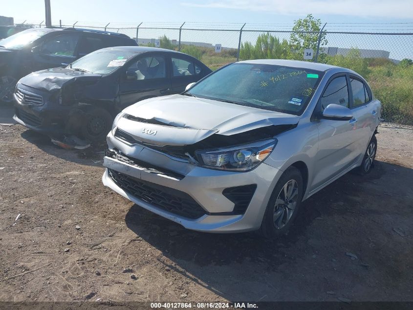 2022 Kia Rio Lx/S VIN: 3KPA24AD7NE505653 Lot: 40127864