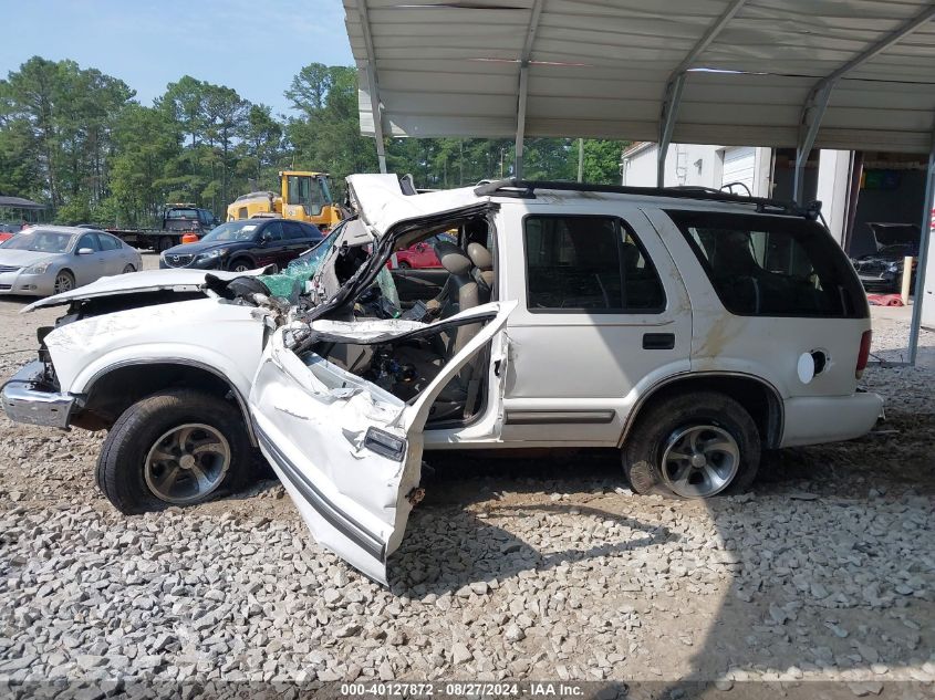 2001 Chevrolet Blazer Lt VIN: 1GNCS13W712187988 Lot: 40127872