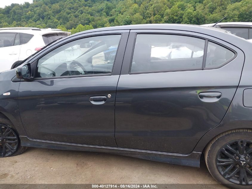 2024 Mitsubishi Mirage G4 Es/G4 Le/G4 Black Edition VIN: ML32FUFJ9RHF01679 Lot: 40127914