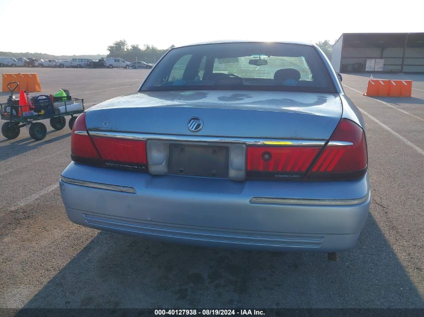 2001 Mercury Grand Marquis Ls VIN: 2MEFM75W21X613534 Lot: 40127938