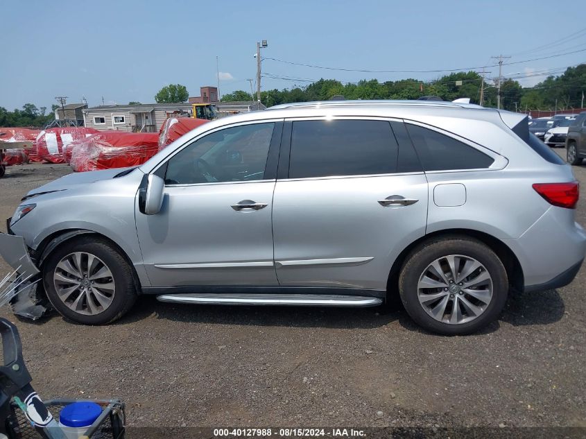 2014 Acura Mdx Technology Package VIN: 5FRYD4H41EB020075 Lot: 40127988