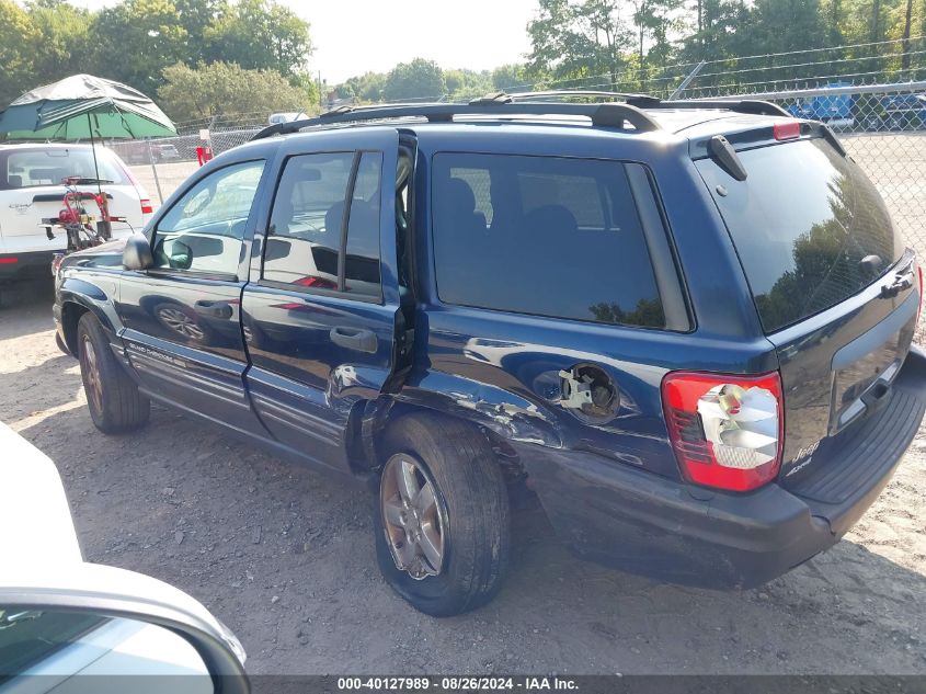 2004 Jeep Grand Cherokee Laredo VIN: 1J4GW48S54C307317 Lot: 40127989