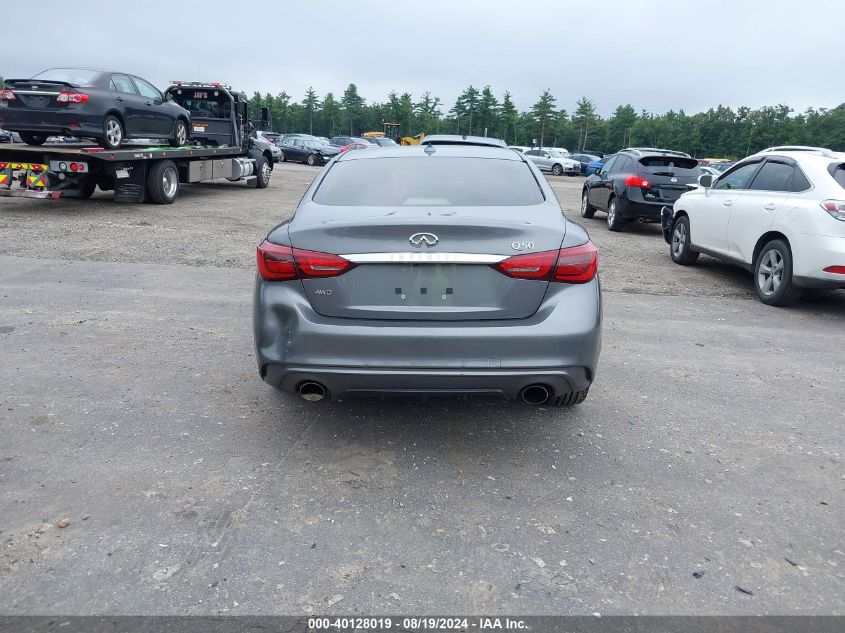 2019 Infiniti Q50 3.0T Luxe VIN: JN1EV7AR1KM559553 Lot: 40128019