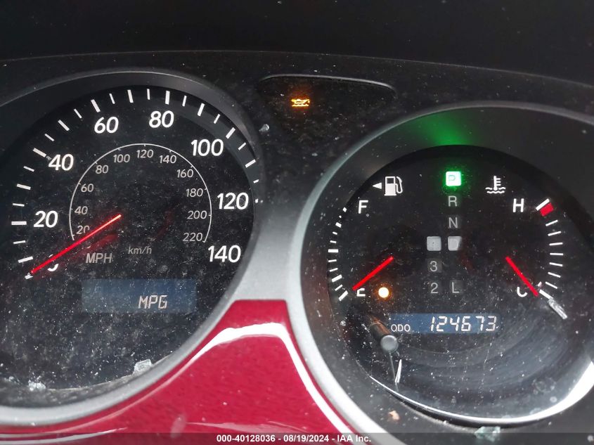 2004 Lexus Es 330 VIN: JTHBA30GX40016974 Lot: 40128036