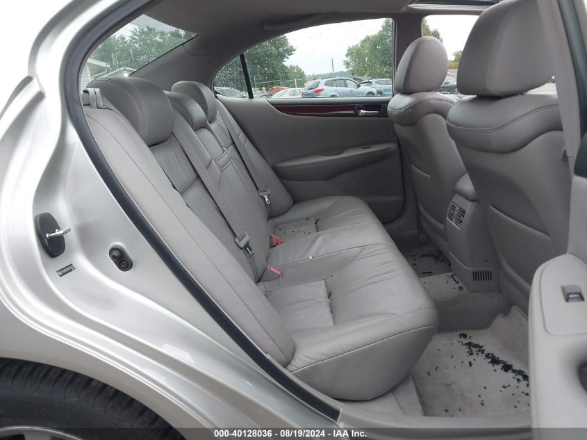 2004 Lexus Es 330 VIN: JTHBA30GX40016974 Lot: 40128036