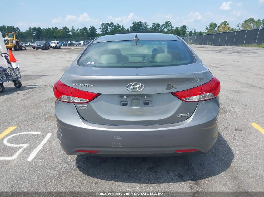 2013 Hyundai Elantra Limited VIN: 5NPDH4AE5DH220559 Lot: 40128092