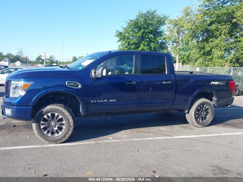 2018 Nissan Titan Xd Sl/Pro-4X/Plat Res/Sv VIN: 1N6AA1F4XJN514487 Lot: 40128094