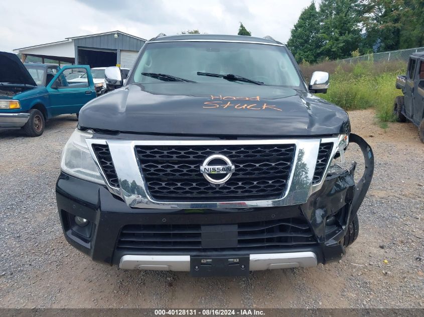 2017 Nissan Armada Sl VIN: JN8AY2ND4H9005525 Lot: 40128131