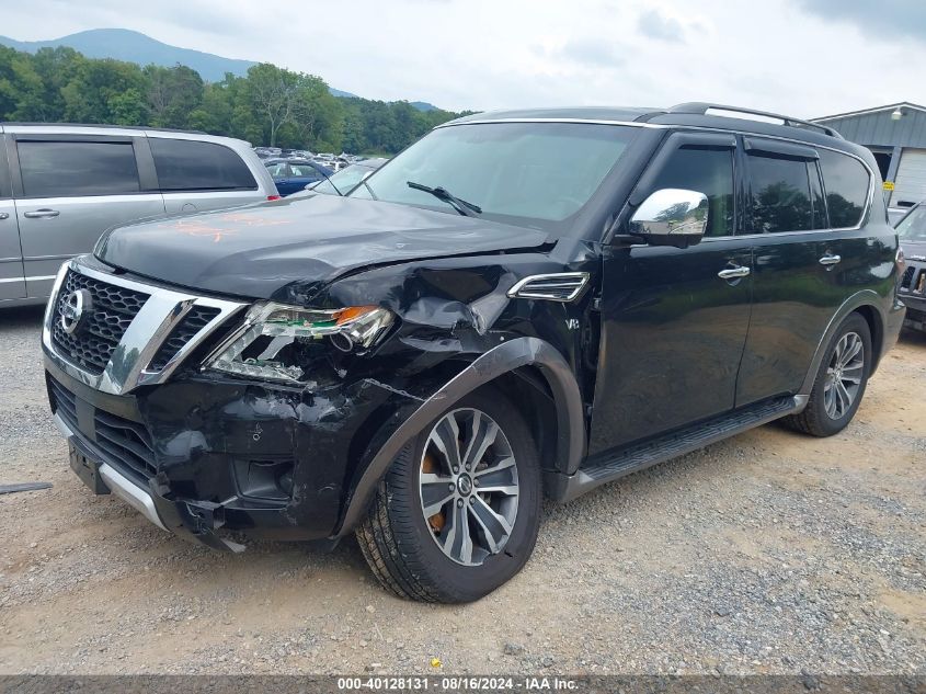 2017 Nissan Armada Sl VIN: JN8AY2ND4H9005525 Lot: 40128131