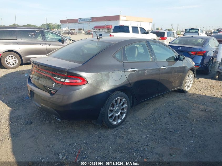 2013 Dodge Dart Limited/R/T VIN: 1C3CDFCHXDD235420 Lot: 40128164