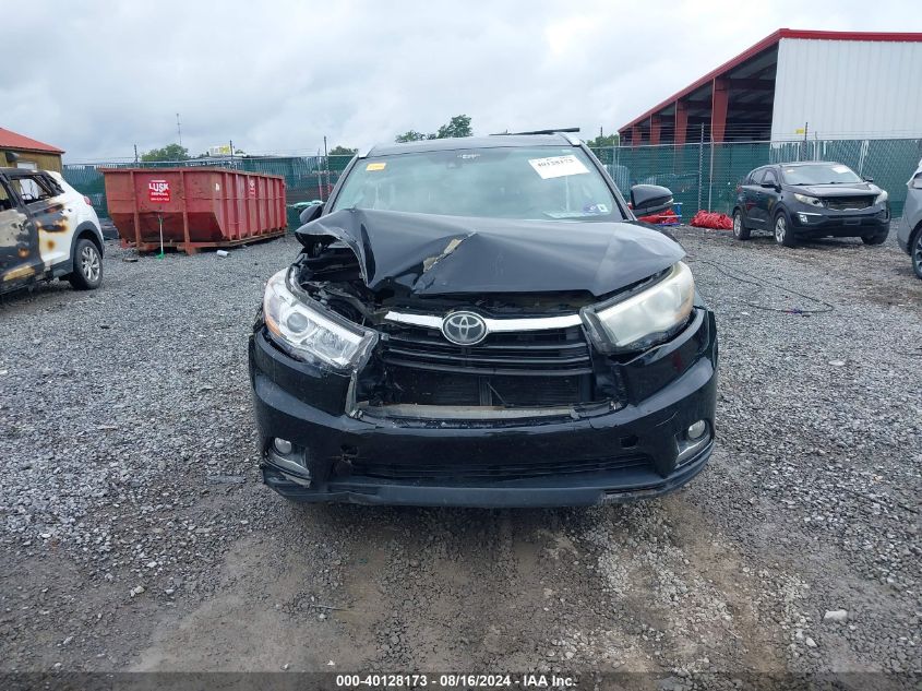 2014 TOYOTA HIGHLANDER LIMITED V6 - 5TDDKRFH8ES005299