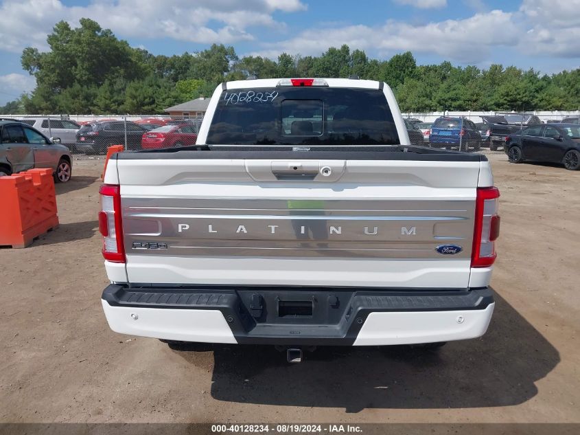 2022 FORD F-150 PLATINUM - 1FTFW1ED1NFC18107