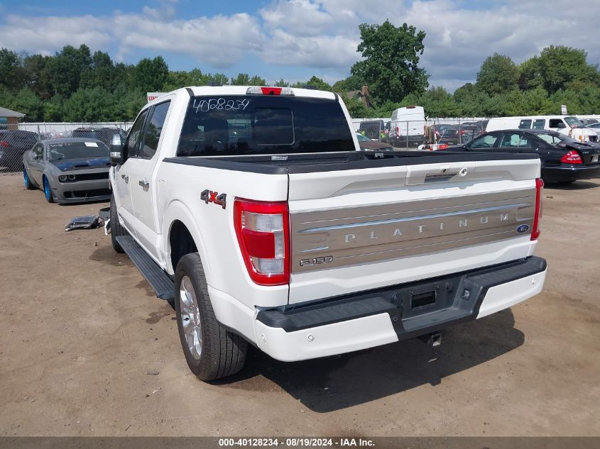 2022 FORD F-150 PLATINUM - 1FTFW1ED1NFC18107