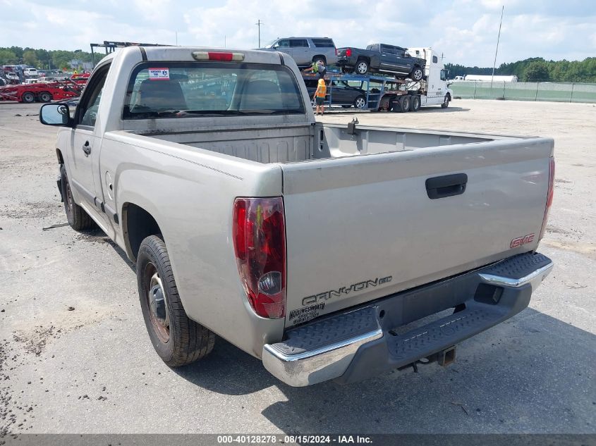 2007 GMC Canyon Work Truck VIN: 1GTCS149378215504 Lot: 40128278