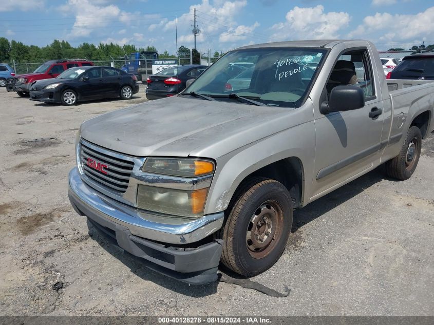 2007 GMC Canyon Work Truck VIN: 1GTCS149378215504 Lot: 40128278