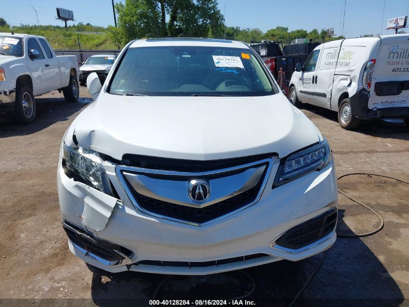 2016 Acura Rdx Acurawatch Plus Pkg VIN: 5J8TB3H37GL012857 Lot: 40128284