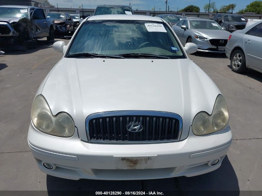 2003 Hyundai Sonata VIN: KMHWF25S63A880257 Lot: 40128290