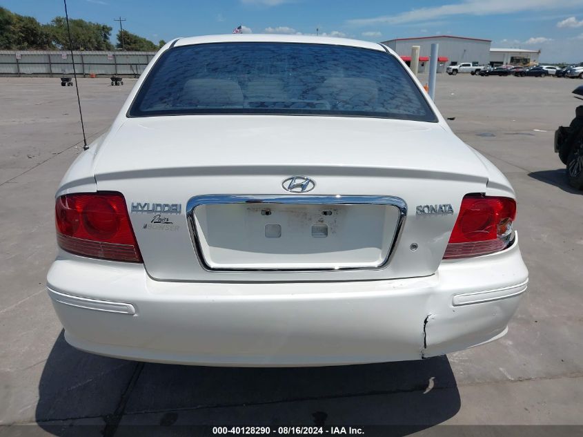 2003 Hyundai Sonata VIN: KMHWF25S63A880257 Lot: 40128290