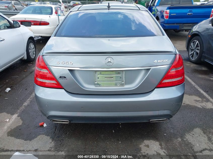 2013 Mercedes-Benz S 550 4Matic VIN: WDDNG9EB8DA503166 Lot: 40128330