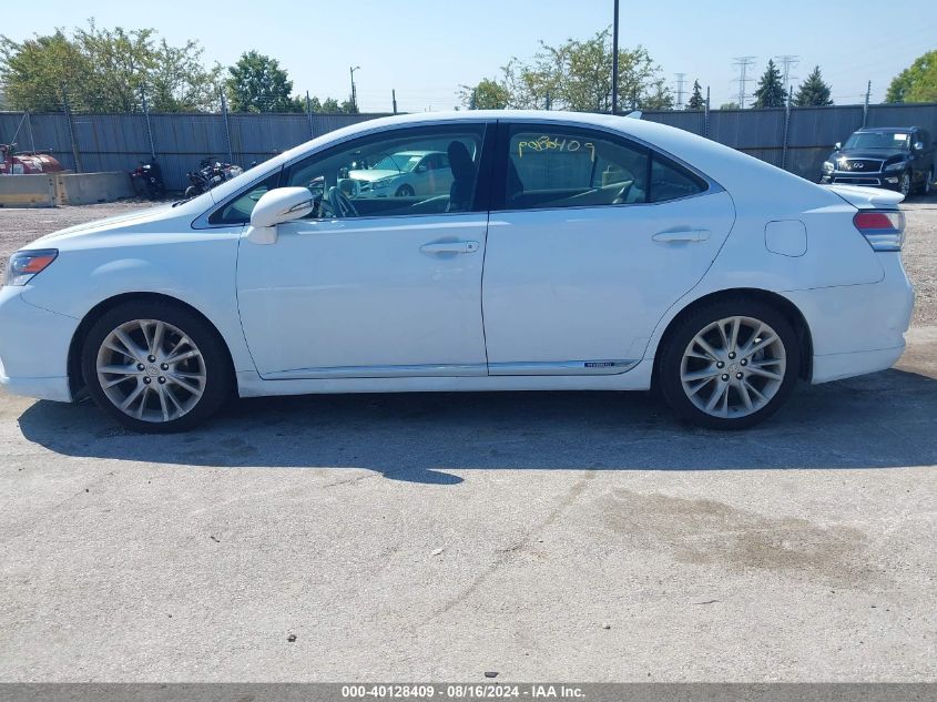 2010 Lexus Hs 250H Premium VIN: JTHBB1BA5A2023406 Lot: 40128409