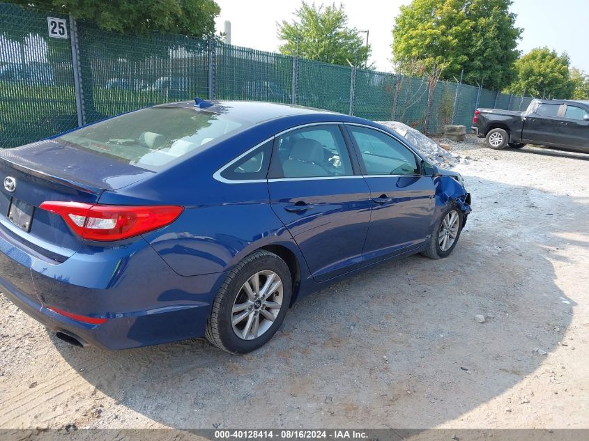 2016 Hyundai Sonata Se VIN: 5NPE24AF0GH402589 Lot: 40286610