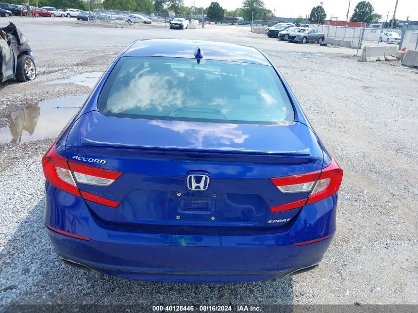 1HGCV1F38JA009192 2018 Honda Accord Sport