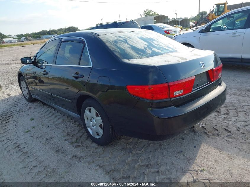 1HGCM564X5A162844 2005 Honda Accord 2.4 Lx