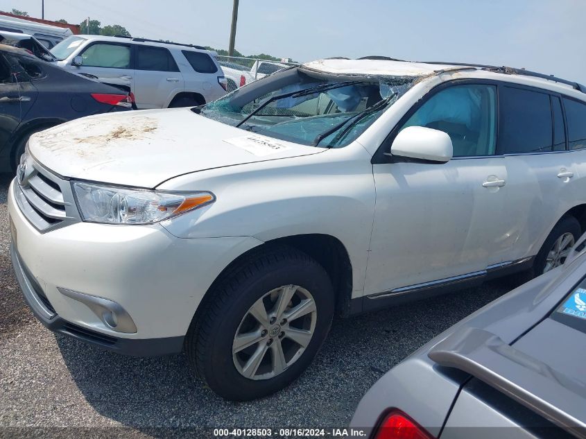 2013 Toyota Highlander Base Plus V6 VIN: 5TDBK3EH8DS181760 Lot: 40128503