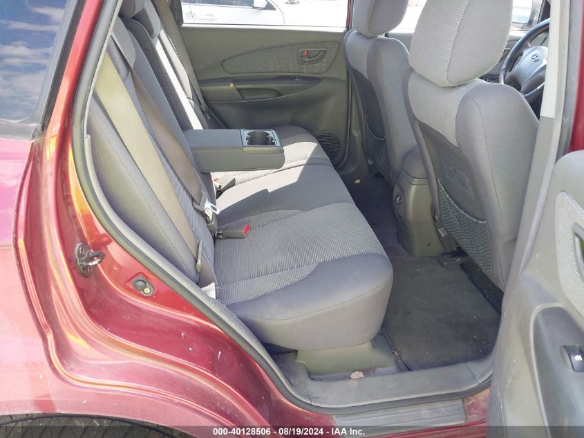 2006 Hyundai Tucson Gl VIN: KM8JM12B46U445576 Lot: 40128506