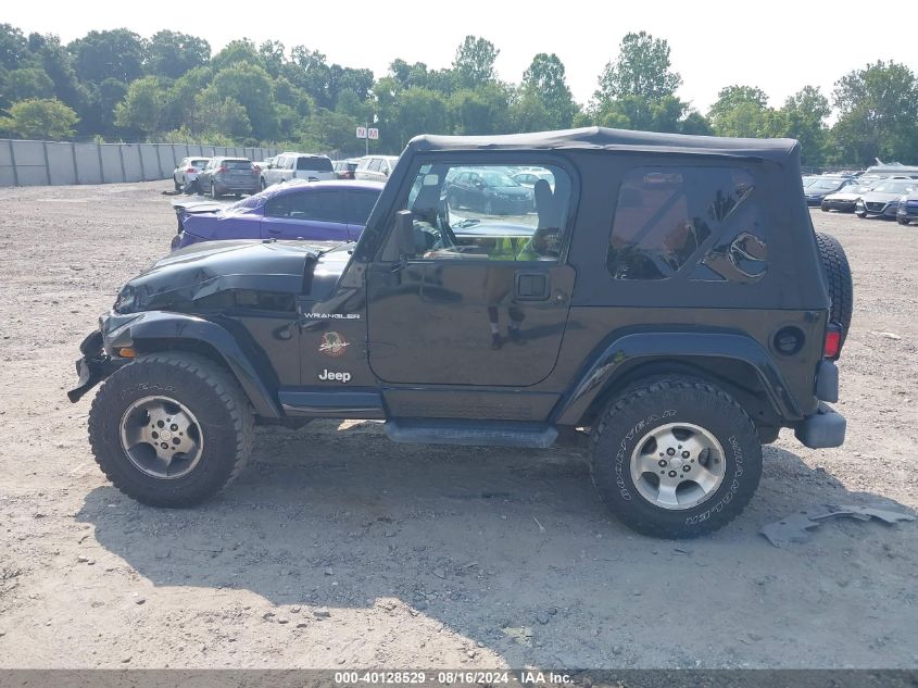 2002 Jeep Wrangler Sahara VIN: 1J4FA59SX2P730706 Lot: 40128529