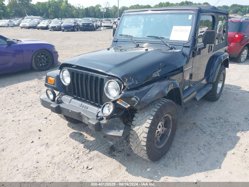 2002 Jeep Wrangler Sahara VIN: 1J4FA59SX2P730706 Lot: 40128529