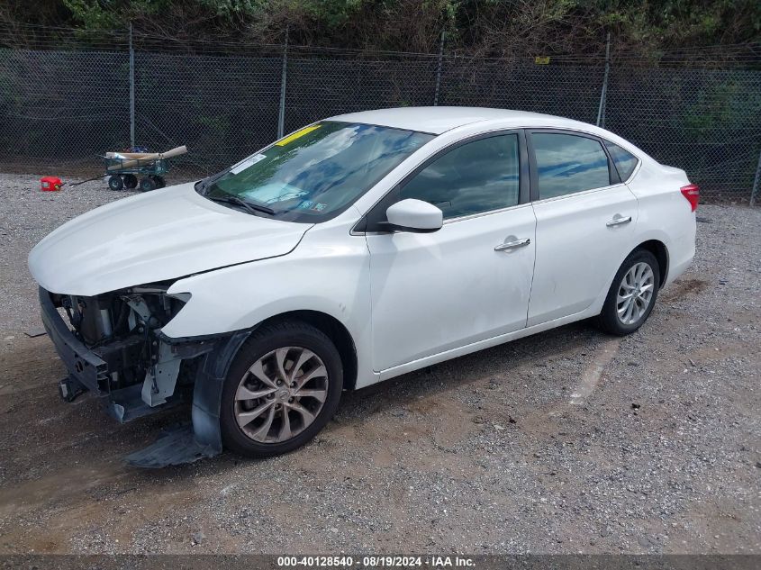VIN 3N1AB7APXKY456649 2019 NISSAN SENTRA SV
