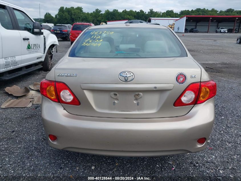 2010 Toyota Corolla Le VIN: 1NXBU4EE6AZ193155 Lot: 40128544