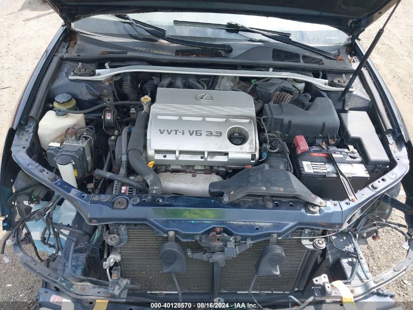 2004 Lexus Es 330 VIN: JTHBA30G545038254 Lot: 40128570